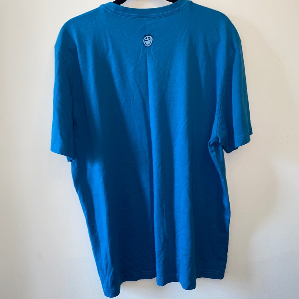 New Condition Life Is Good "Happy Hour"  Going fishing graphic T Shirt - Picture 6 of 7